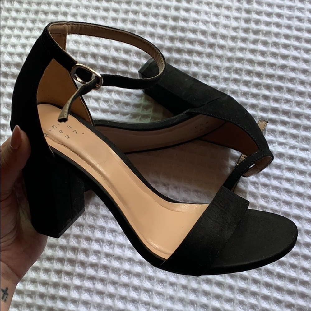 A new day black heels